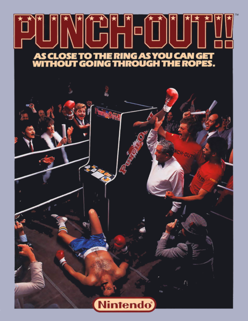Punch-Out!! (Rev B) Arcade Game Cover